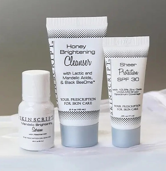 Skin Script Brightening Sample Kit – Trial Size Radiance Boost