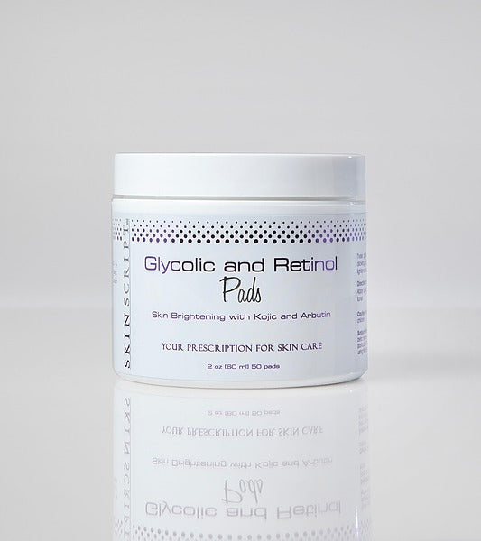 Skin Script Rx Glycolic and Retinol Pads – 50 Pads