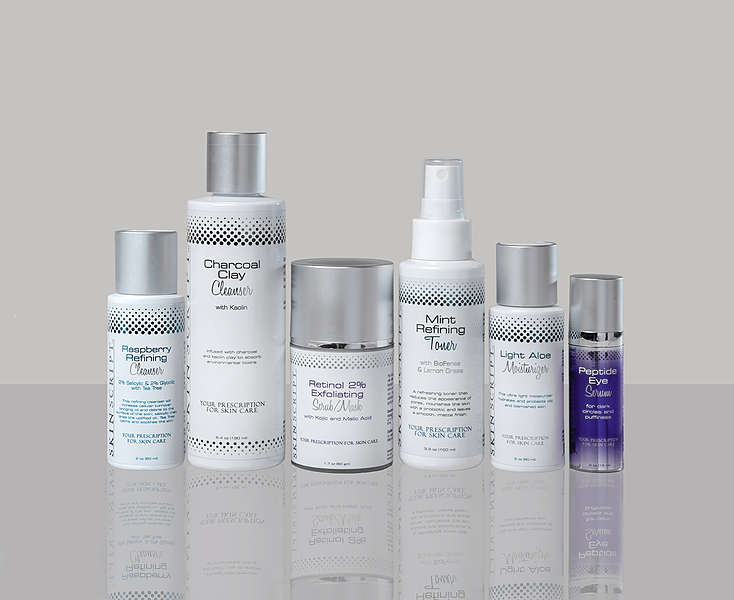Skin Script Oily Skin Kit – Complete Clarifying Skincare Regimen, 6-Piece Set